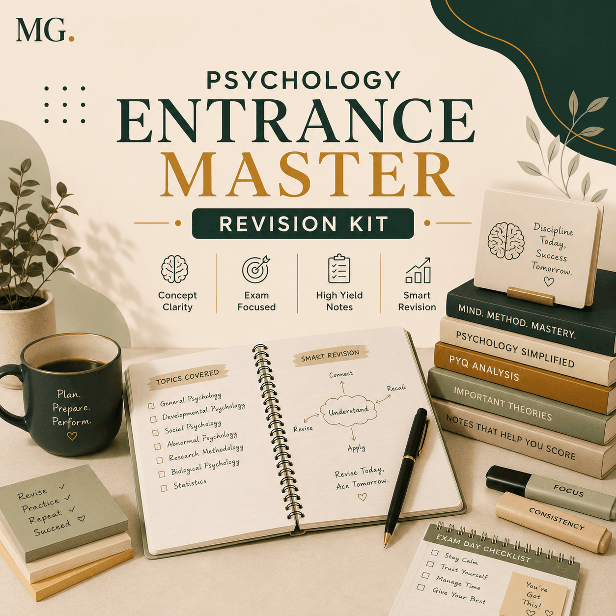 Psychology Entrances Master Revision Kit