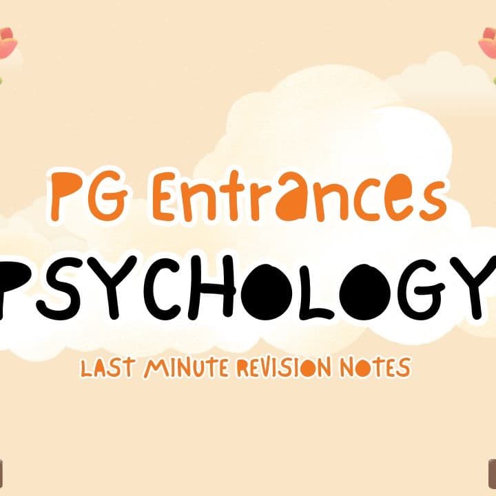 Psychology Entrances Master Revision Kit