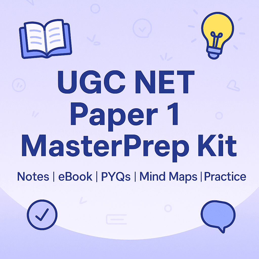 UGC NET Paper 1 MasterPrep Kit